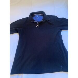 Tommy Bahama Shirt Mens Medium Black Cotton